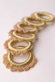 Samoolam Handmade Crochet Ziba Napkin Holders Golden