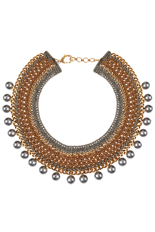 Mayabazaar 'Statement Crochet Choker' Nomad Ameya Necklace