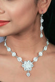 Silver Linings "Blossom" Silver Filigree Handmade Necklace Set