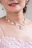 Silver Linings "Pankhuri" Silver Filigree Necklace