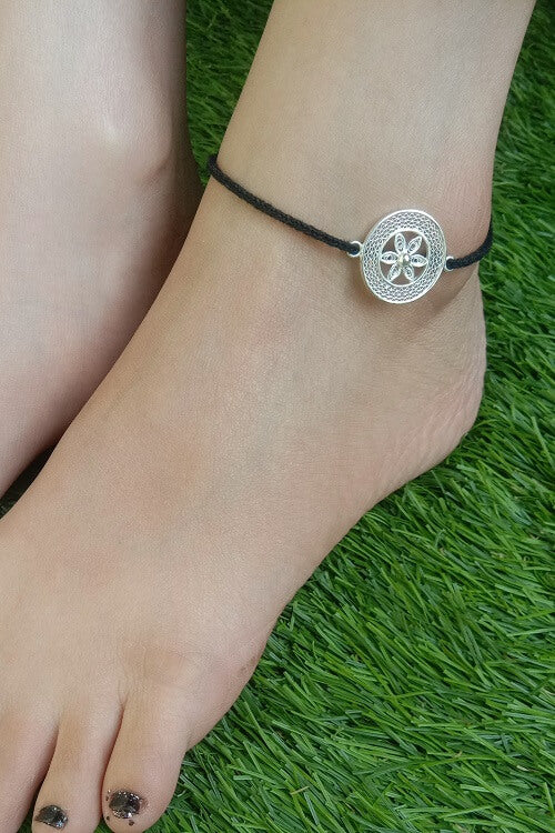 Silver Linings "Chakra" Silver Filigree Nazar battu