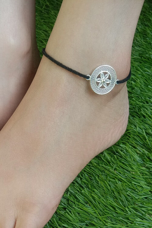 Silver Linings Chakra Silver Filigree Nazar Battu Online