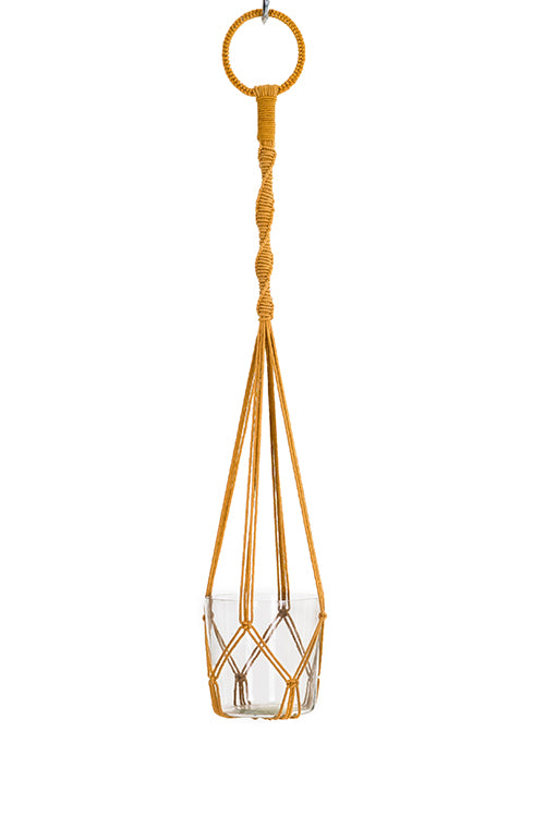 108Knots Meander Hand-Knotted 100% Cotton Plant Hanger