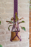108Knots Classic Wide Hand-Knotted 100% Cotton Plant Hanger