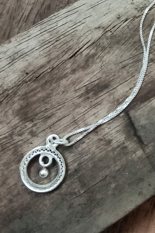 Silver Linings Circle Of Life Handmade Silver Filigree Chain With Pendant Online
