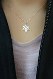 Silver Linings "Leaf" Silver Filigree Handmade Pendant and Chain