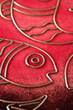 Copper Enamel Animal Series Red Fishes 8