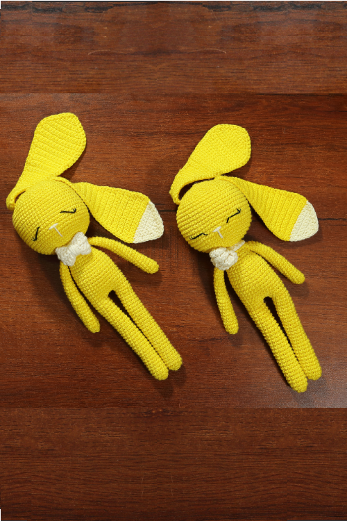 Plumtales "Hannah The Bunny" Handmade Amigrurumi Soft Toy