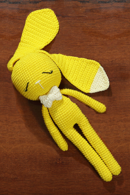 Plumtales "Henry The Bunny" Handmade Amigrurumi Soft Toy