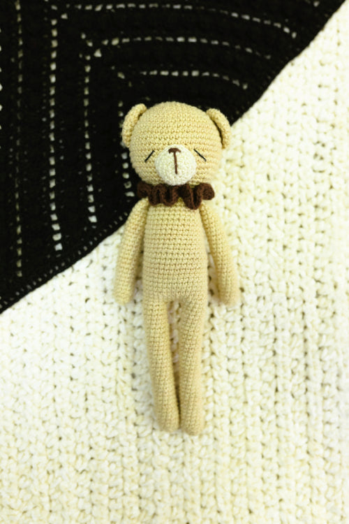 Plumtales "Boo The Bear" Handmade Amigurumi Soft Toy
