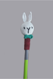 Plumtales "Bunny and Bear" Handmade Amigurumi Pencil Toppers -Set of 4
