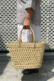 Handcrafted Reed Brunch Tote