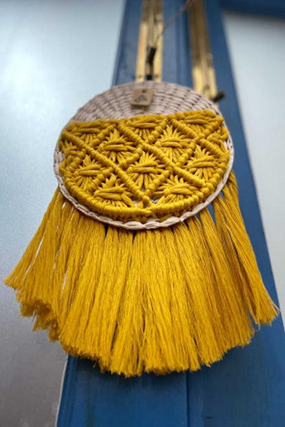 Santorini Macrame Basket Wall Decor