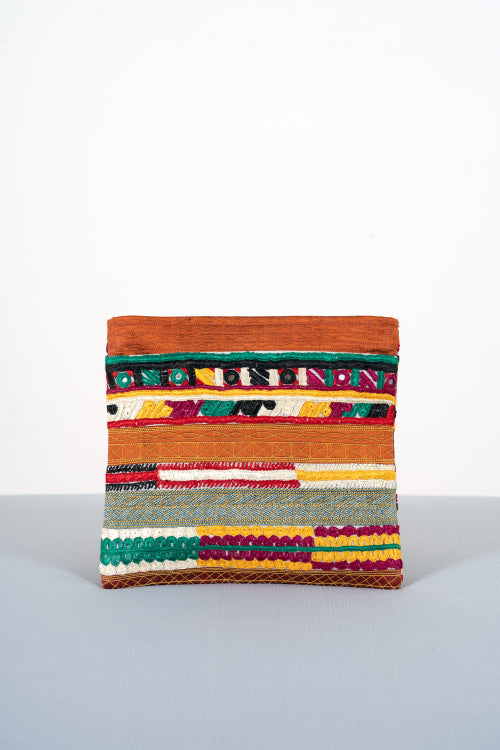 Dupion Silk Clutch