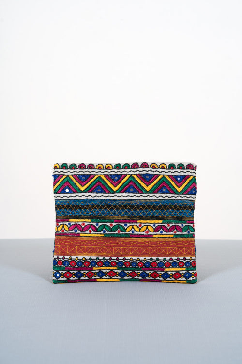 Dupion Silk Ahir Clutch