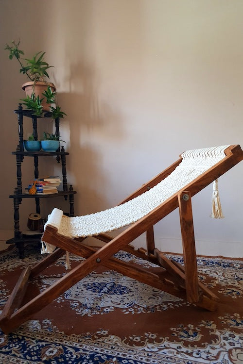 Macramé Lounge Chair