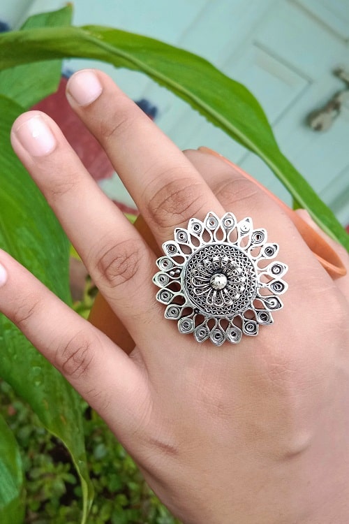 Classic Ring With Oxidised Plating, Women Rings Jewelry, Womens Knuckle  Hippie Boho Cheap Ring, Cute Finger Anguthi, Left Right Hand Thumb |  Michaels