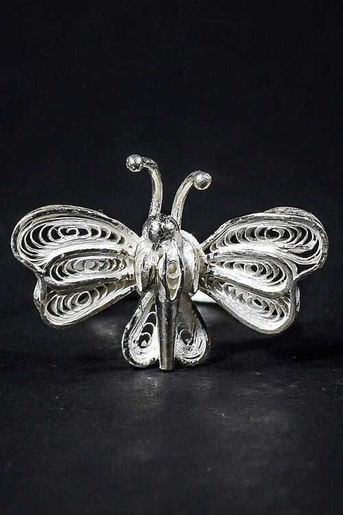 Silver Linings "Titli" Silver Filigree Handmade Ring