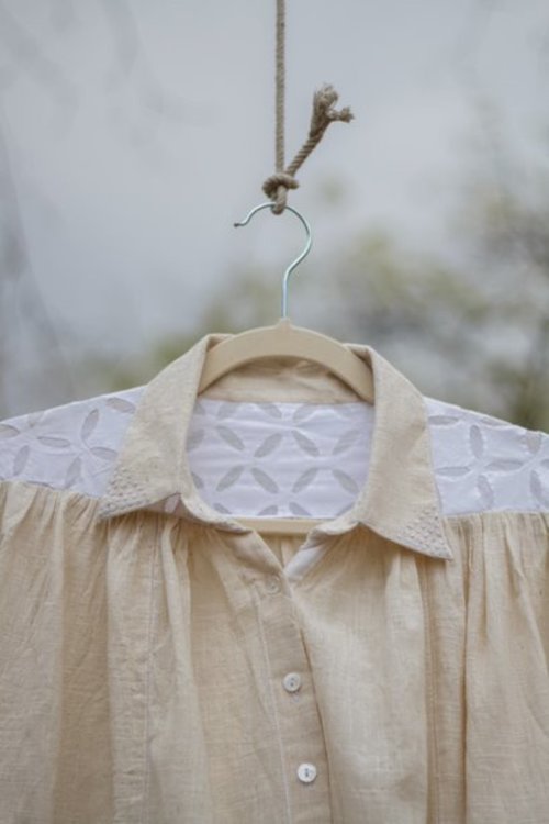 Sadhna Kora 3Q Slv Shirt Dress