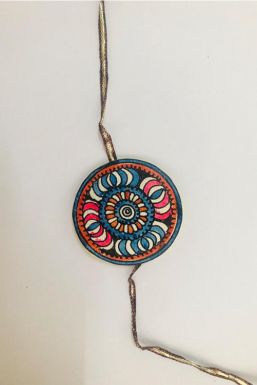Okhai 'Amara' Madhubani Paint Rakhi-12