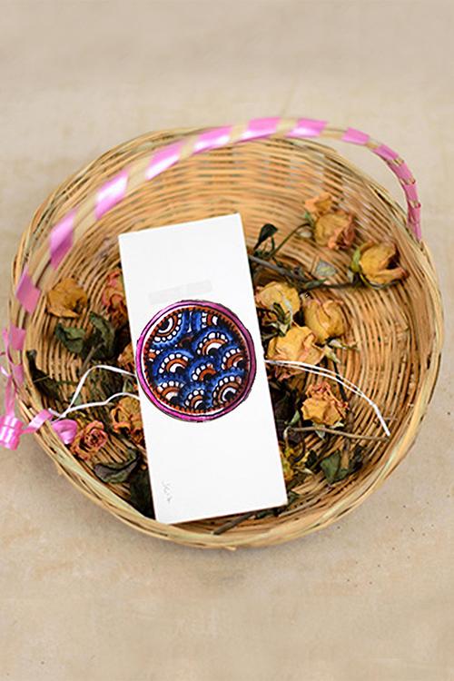 Okhai 'Amara' Blue Madhubani Paint Rakhi
