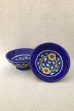 Ram Gopal Blue Pottery Handcrafted 'Bowls' Blue serving bowls (set of 2)-6