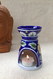 Blue Pottery Handcrafted 'Aroma' Candle Stand-78