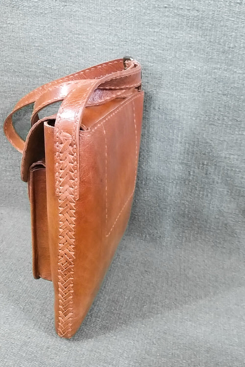Jawaja Leather Handcrafted Leather Sling Bag