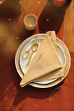 Urvi handwoven table napkin in beige (Combo of 5)