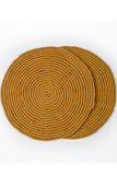 Spiral Hand Knotted Cotton Table Placemats Online