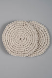 One 'O' Eight Knots Spiral Hand-Knotted 100% Cotton Coaster (Set of 2)