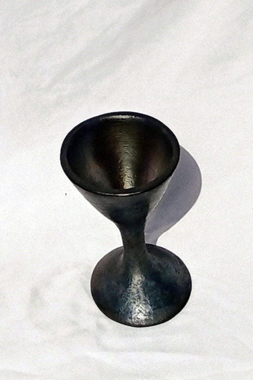 Terracotta by Sachii 'Sherry' Longpi Black Pottery Wine Glass