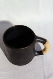 Terracotta by Sachii Longpi Black Pottery Beer Mug Small