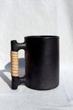Terracotta by Sachii Longpi Black Pottery Beer Mug Large
