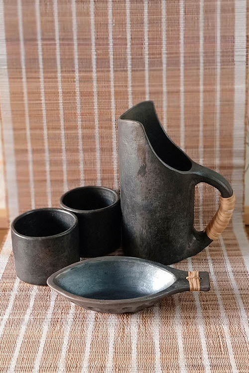 Terracotta by Sachii "Longpi Black Pottery Jug"