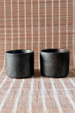 Terracotta by Sachii "Longpi Black Pottery Tumbler Small"