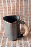Terracotta by Sachii "Longpi Black Pottery Trikon Coffee Mug Large"