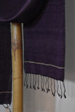 Pure Silk Scarf | Dark Violet