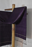 Pure Silk Scarf | Dark Violet