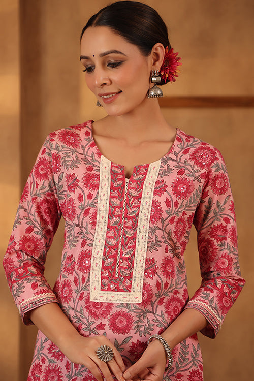 Shuddhi Magenta Pink Kurta