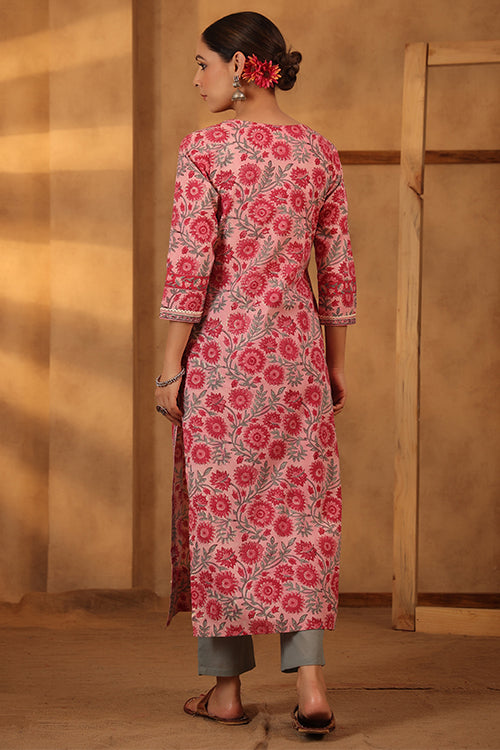 Shuddhi Magenta Pink Kurta