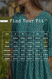 Teel-n-Feel Pure Cotton Hand Block Printed Dress For Women Online 