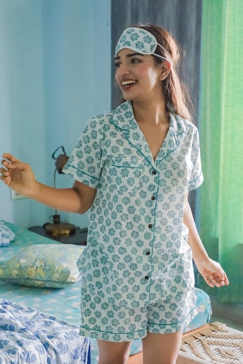 USD$6.94 2019 New Cotton Pajama Sets Women Sweet Girl Lounge Cute Sleepwear  Long Sleeve Casual Nigh… | Cotton pajama set women, Pajama set women, Silk  pajamas women
