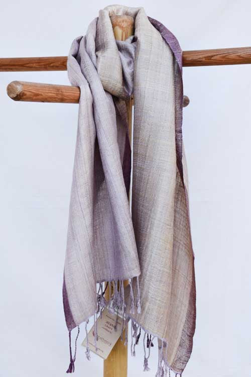 Avani-KumaonPure eri + muga silk stole