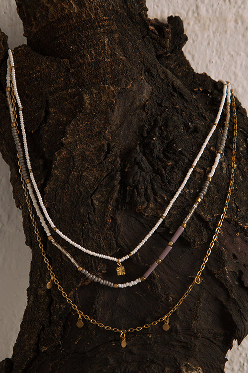 Dhaaga Ballerina Layered Bead Necklace