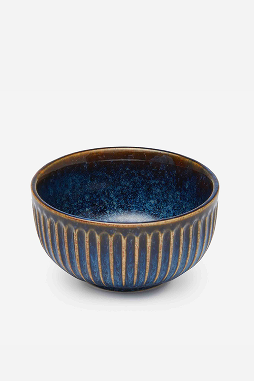 Ikai Asai - Striped Ceramic Soup Bowl