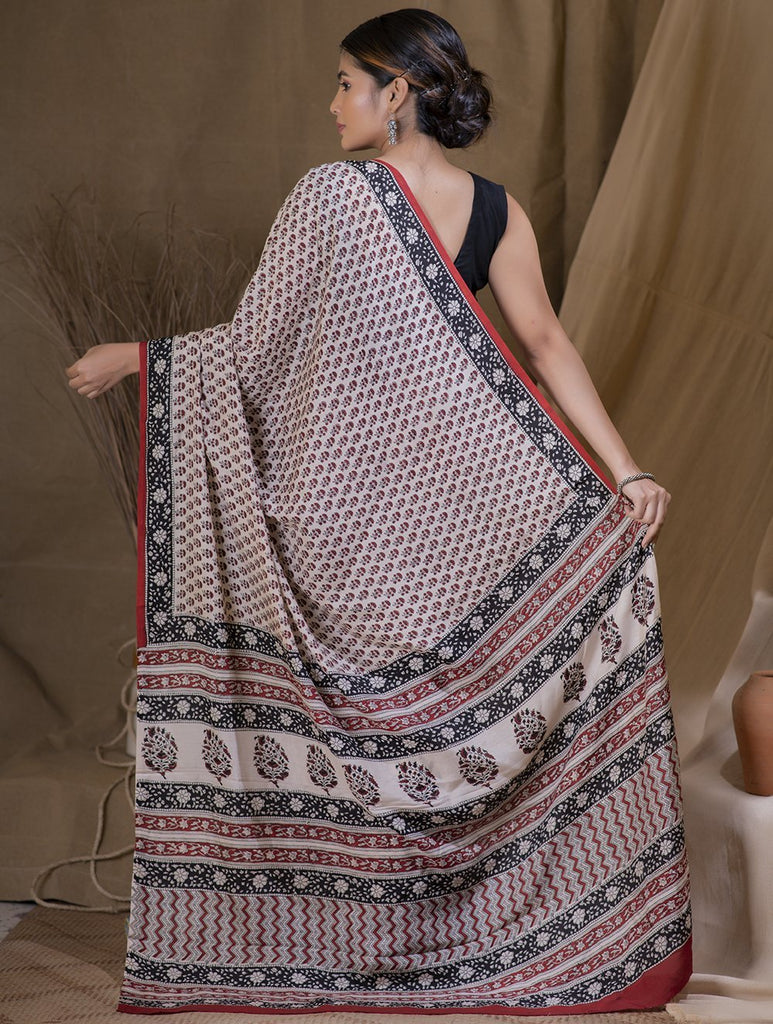 Beautiful Soft Mull Cotton Saree wholesale in India - textiledeal.in