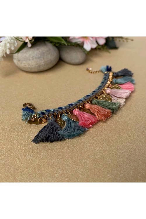 Pastel Tassel Bracelet