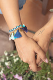 Blue Ocean Tassel Bracelet