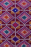 Shrujan ‘Zahra Jaal’ 45cm X 30cm Multi-Coloured Hand Embroidered Handloom Mushroo Takiya Cover